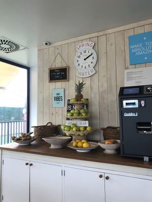 Fruit station  at Passion Cafe at BFit Ibiza Sports Club in Ibiza