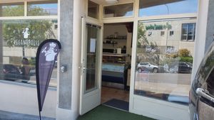 Exterior at Veganopolis Cafe in Lausanne