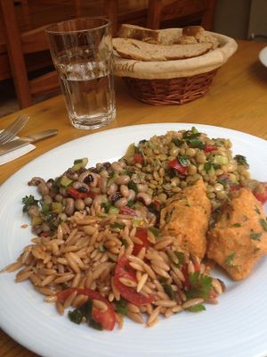 Mixed meze dish at Asina Kafe Mutfak in Istanbul