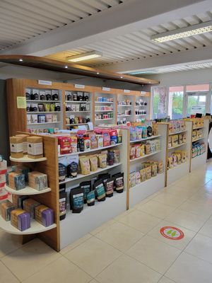 Inside at Natural and Organic Health Food Store in Willemstad
