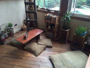 Dining area  at La Chuchoca in Valparaiso