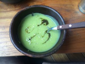 Soup  at La Chuchoca in Valparaiso