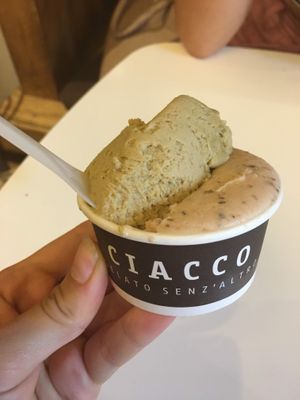 Pistachio and Fig at Ciacco Gelato Senz'altro in Milan
