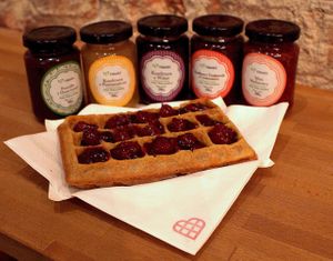 Vegan sweet waffle at Sklep z Goframi in Warsaw