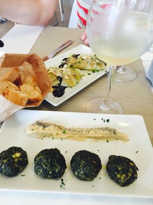 Vegan starters. at Sanus in Fuerteventura