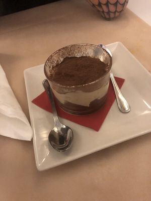 Vegan tiramisu  at Sanus in Fuerteventura