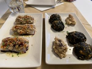 Delicious starters  at Sanus in Fuerteventura