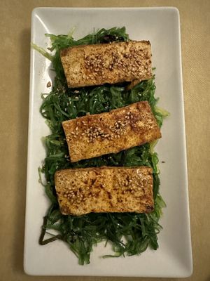 Tofu und Wakame, vegan #Veganuary at Sanus in Fuerteventura