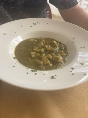 Cherry tomato and rocket gnocchi   at Sanus in Fuerteventura