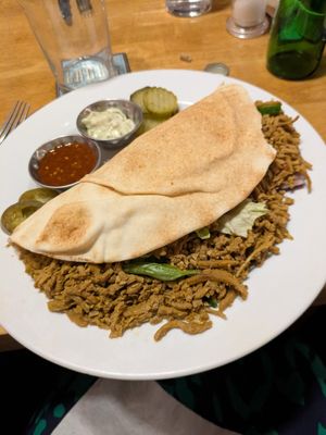 Huge kebab! at Flowing Spring Pub in Playhatch