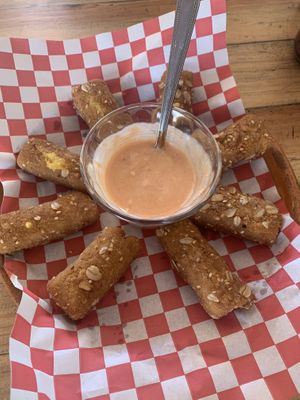 Cheese fingers at La Colmena in San Andres Cholula