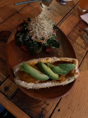 Albóndigas (meatballs sandwich ) at La Colmena in San Andres Cholula
