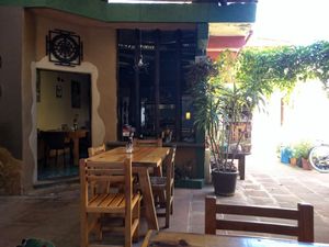 View from our table... with good vibes and music at La Colmena in San Andres Cholula