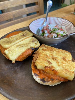 Molletes chicos  at La Colmena in San Andres Cholula