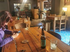 Interior at La Colmena in San Andres Cholula