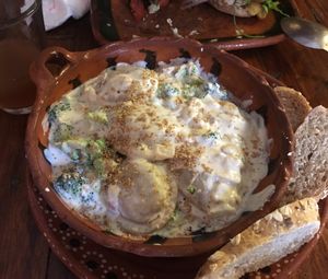 Agnolottis  at La Colmena in San Andres Cholula