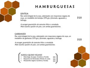 Menu La Colmena at La Colmena in San Andres Cholula