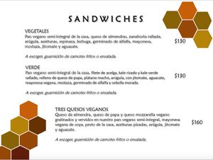 Menu La Colmena at La Colmena in San Andres Cholula