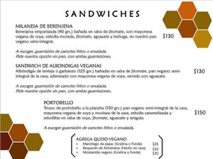 Menu La Colmena at La Colmena in San Andres Cholula