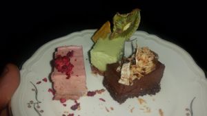 dessert at Sjala Mat in Stockholm