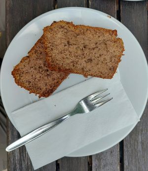 Banenbrot at Schweizer Milchhauschen in Bad Nauheim