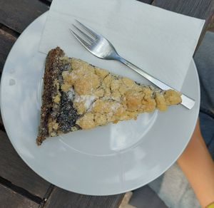 Mohnstreuselkuchen at Schweizer Milchhauschen in Bad Nauheim