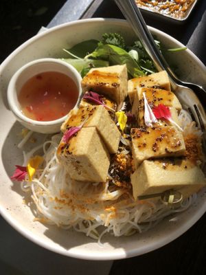 Tofu skewers  at Bodhi in Sydney