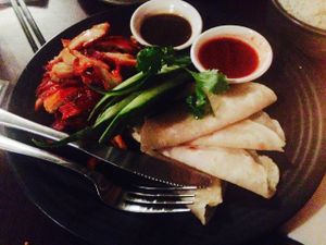 Duck pancake  at Bodhi in Sydney