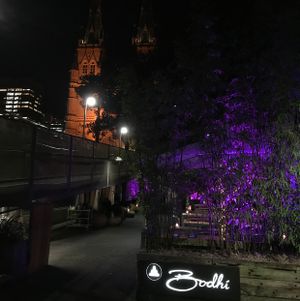 colorful entrance at Bodhi in Sydney