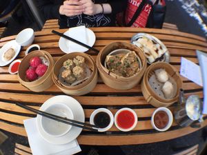 Yum cha outdoor at Bodhi in Sydney