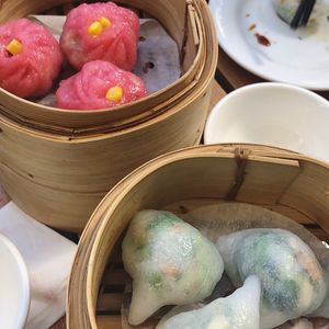Steamed dumplings  at Bodhi in Sydney
