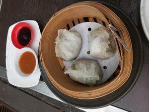 Glutenfree dumplings at Bodhi in Sydney