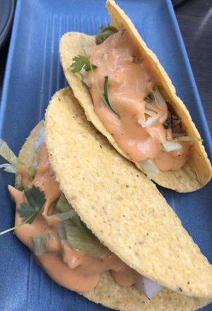 Fish tacos  at Bodhi in Sydney