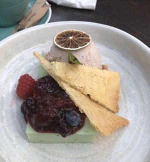Key lime pie  at Bodhi in Sydney
