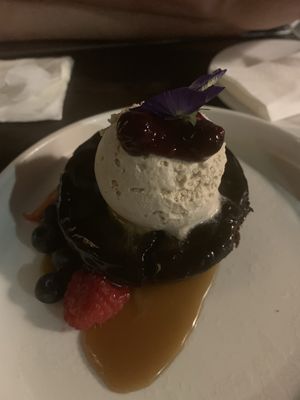 Sticky date pudding  at Bodhi in Sydney