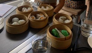 best dumplings evaaa at Bodhi in Sydney