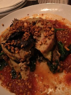 Vegan moussaka at Meridian Pint in Washington