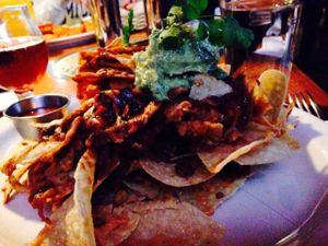 Vegan nachos! at Meridian Pint in Washington