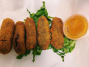 spinach rolls at Indigo in Washington