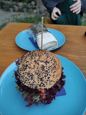 Shawarma ans hamburger at Umea in Lublin