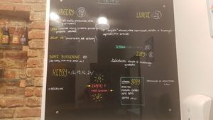 Menu at Umea in Lublin