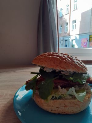 Polish Burger. at Umea in Lublin