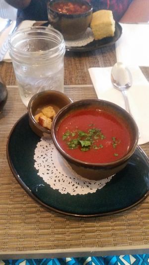 Graze San Marzano Tomato Soup at Graze Kitchen in Pismo Beach