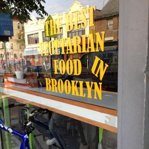 front entrance  at Strictly Vegetarian in Brooklyn