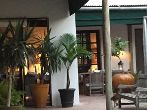 Outside at Garzon Restaurant in Garzon