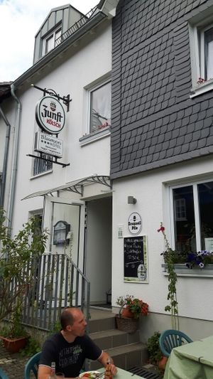 front at Blumenhotel Restaurant in Bergneustadt