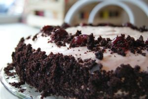 KiBa Torte (cherry and banane) at Velicious in Berlin