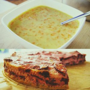 grüne Erbsen Kokossuppe mit Karotten  at Velicious in Berlin