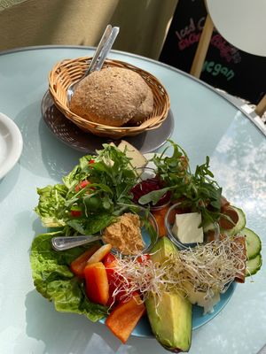 Avocado breakfast  at Velicious in Berlin
