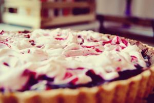 Berry tarte at Velicious in Berlin